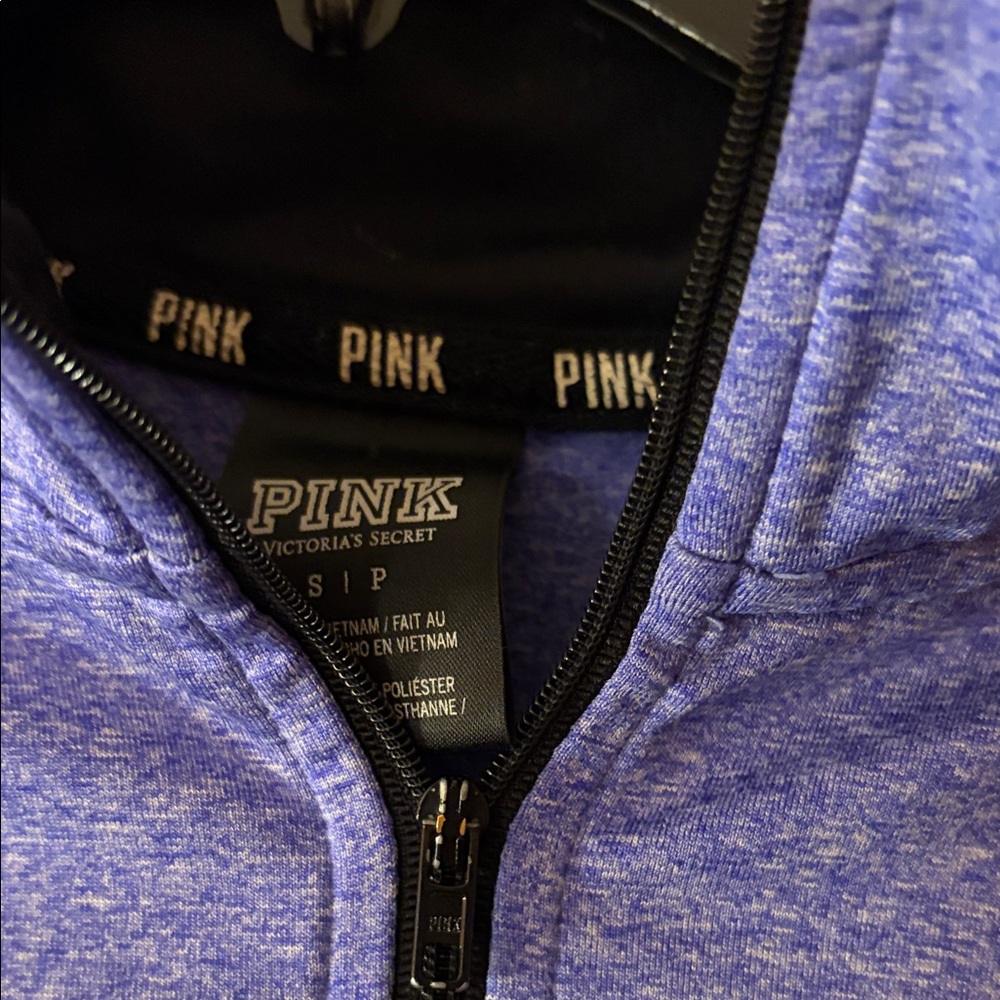 PINK Brand Lavender Quarter-Zip Pullover - Picture 2 of 7